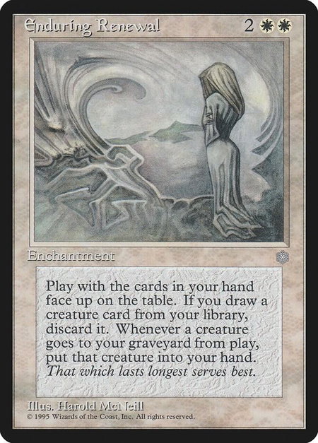 Enduring Renewal - Ice Age Magic: The Gathering trading card