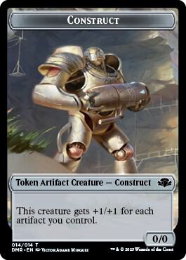 Construct Token - Dominaria Remastered Magic: The Gathering trading card