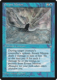 Errant Minion - Ice Age (ICE) #68 - Common Magic: The Gathering Trading Card