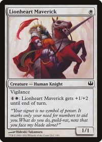 Lionheart Maverick - Duel Decks: Knights vs. Dragons (DDG) #3 - Common Magic: The Gathering Trading Card