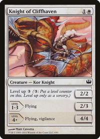 Knight of Cliffhaven - Duel Decks: Knights vs. Dragons (DDG) #4 - Common Magic: The Gathering Trading Card