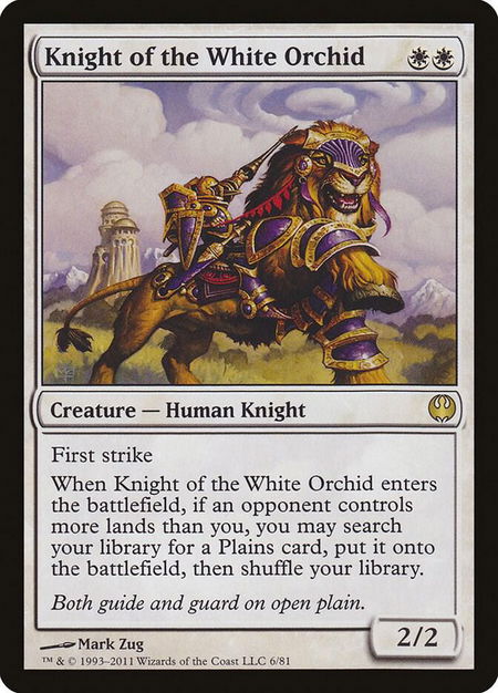 Knight of the White Orchid - Duel Decks: Knights vs. Dragons Magic: The Gathering trading card