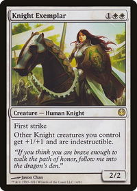 Knight Exemplar - Duel Decks: Knights vs. Dragons (DDG) #14 - Rare Magic: The Gathering Trading Card
