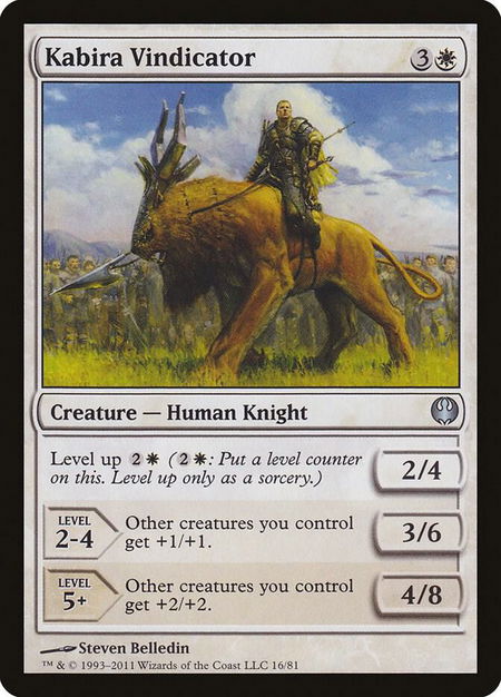 Kabira Vindicator - Duel Decks: Knights vs. Dragons Magic: The Gathering trading card