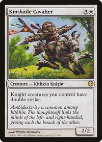 Kinsbaile Cavalier - Duel Decks: Knights vs. Dragons (DDG) #17 - Rare Magic: The Gathering Trading Card