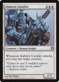 Alaborn Cavalier - Duel Decks: Knights vs. Dragons (DDG) #18 - Uncommon Magic: The Gathering Trading Card