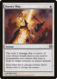 Harm's Way - Duel Decks: Knights vs. Dragons (DDG) #23 - Uncommon Magic: The Gathering Trading Card