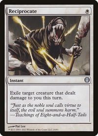 Reciprocate - Duel Decks: Knights vs. Dragons (DDG) #24 - Uncommon Magic: The Gathering Trading Card