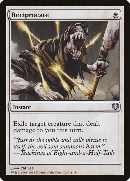 Reciprocate - Duel Decks: Knights vs. Dragons Magic: The Gathering trading card
