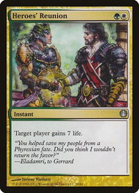 Heroes' Reunion - Duel Decks: Knights vs. Dragons (DDG) #29 - Uncommon Magic: The Gathering Trading Card
