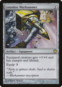 Loxodon Warhammer - Duel Decks: Knights vs. Dragons (DDG) #31 - Rare Magic: The Gathering Trading Card