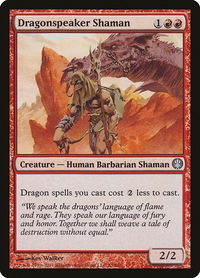 Dragonspeaker Shaman - Duel Decks: Knights vs. Dragons (DDG) #53 - Uncommon Magic: The Gathering Trading Card