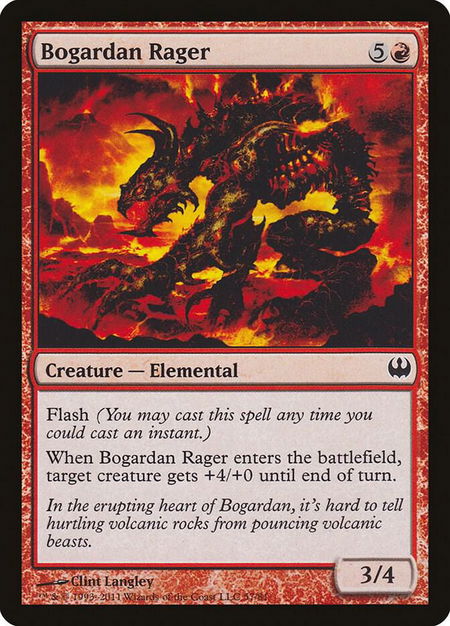 Bogardan Rager - Duel Decks: Knights vs. Dragons Magic: The Gathering trading card