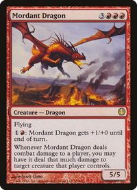 Mordant Dragon - Duel Decks: Knights vs. Dragons (DDG) #58 - Rare Magic: The Gathering Trading Card