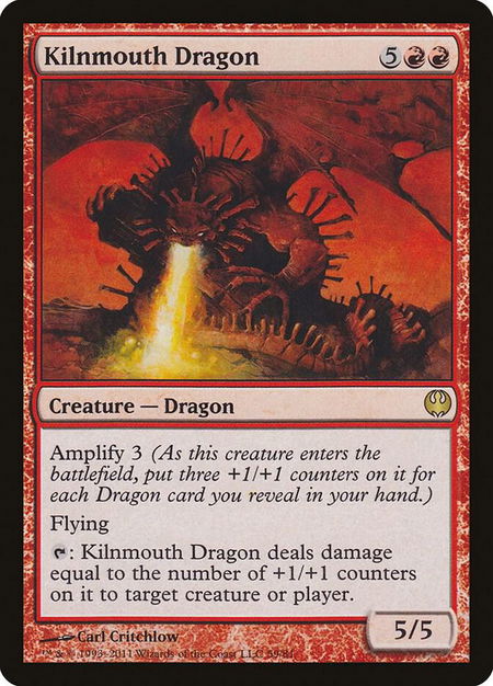 Kilnmouth Dragon - Duel Decks: Knights vs. Dragons Magic: The Gathering trading card