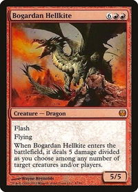 Bogardan Hellkite - Duel Decks: Knights vs. Dragons (DDG) #47 - Mythic Magic: The Gathering Trading Card
