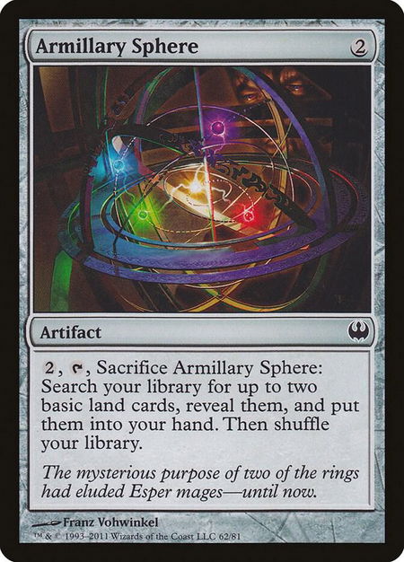 Armillary Sphere - Duel Decks: Knights vs. Dragons Magic: The Gathering trading card