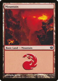 Mountain (79) - Duel Decks: Knights vs. Dragons (DDG) #79 - Land Magic: The Gathering Trading Card