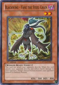 Blackwing - Fane the Steel Chain trading card from Duelist Pack 11: Crow Blackwing - Fane the Steel Chain - Duelist Pack 11: Crow YuGiOh trading card