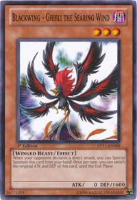 Blackwing - Ghibli the Searing Wind trading card from Duelist Pack 11: Crow Blackwing - Ghibli the Searing Wind - Duelist Pack 11: Crow YuGiOh trading card