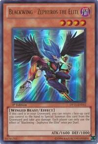 Blackwing - Zephyros the Elite - Duelist Pack 11: Crow (DP11) #DP11-EN012 - Ultra Rare YuGiOh Trading Card