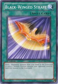 Black-Winged Strafe - Duelist Pack 11: Crow YuGiOh trading card