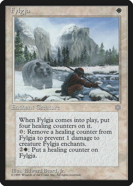 Fylgja - Ice Age Magic: The Gathering trading card