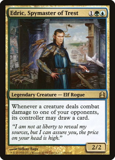 Edric, Spymaster of Trest - Commander Magic: The Gathering trading card