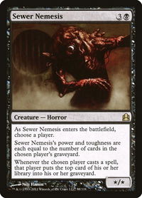 Sewer Nemesis - Commander (CMD) #98 - Rare Magic: The Gathering Trading Card
