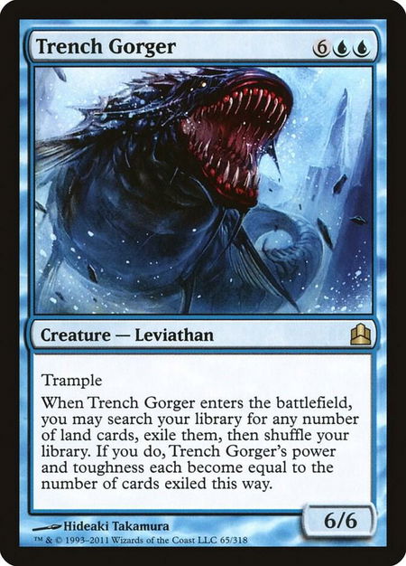 Trench Gorger - Commander Magic: The Gathering trading card
