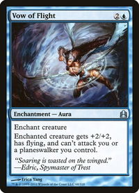 Vow of Flight - Commander (CMD) #68 - Uncommon Magic: The Gathering Trading Card