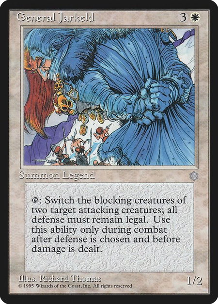 General Jarkeld - Ice Age Magic: The Gathering trading card