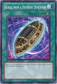 Burial from a Different Dimension - Structure Deck: Lost Sanctuary YuGiOh trading card