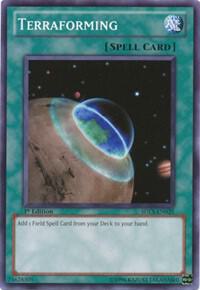Terraforming trading card from Structure Deck: Lost Sanctuary Terraforming - Structure Deck: Lost Sanctuary YuGiOh trading card