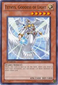 Tethys, Goddess of Light trading card from Structure Deck: Lost Sanctuary Tethys, Goddess of Light - Structure Deck: Lost Sanctuary YuGiOh trading card