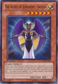 The Agent of Judgment - Saturn - Structure Deck: Lost Sanctuary (SDLS) #SDLS-EN004 - Common / Short Print YuGiOh Trading Card