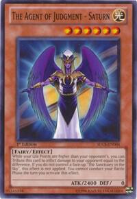 The Agent of Judgment - Saturn trading card from Structure Deck: Lost Sanctuary The Agent of Judgment - Saturn - Structure Deck: Lost Sanctuary YuGiOh trading card