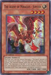The Agent of Miracles - Jupiter trading card from Structure Deck: Lost Sanctuary The Agent of Miracles - Jupiter - Structure Deck: Lost Sanctuary YuGiOh trading card