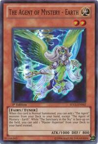 The Agent of Mystery - Earth - Structure Deck: Lost Sanctuary (SDLS) #SDLS-EN002 - Super Rare YuGiOh Trading Card