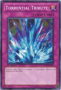 Torrential Tribute - Structure Deck: Lost Sanctuary YuGiOh trading card