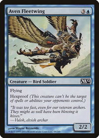 Aven Fleetwing - Magic 2012 (M12) (M12) #44 - Common Magic: The Gathering Trading Card