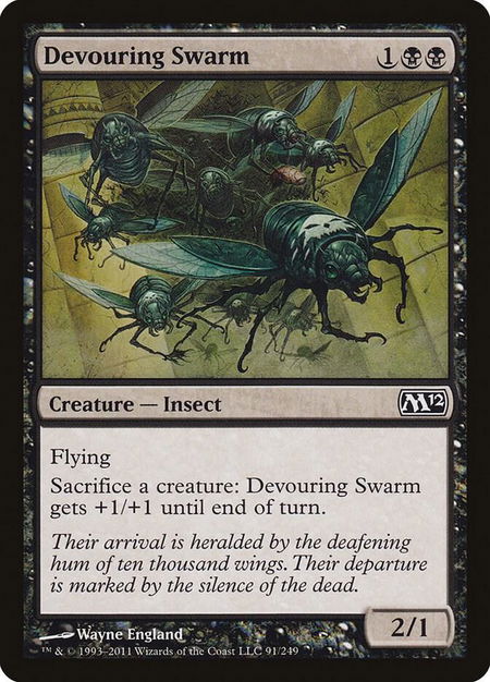 Devouring Swarm - Magic 2012 (M12) Magic: The Gathering trading card