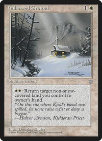 Hallowed Ground - Ice Age (ICE) #29 - Uncommon Magic: The Gathering Trading Card