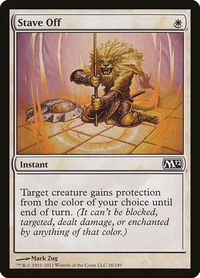 Stave Off - Magic 2012 (M12) (M12) #36 - Common Magic: The Gathering Trading Card