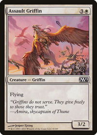 Assault Griffin - Magic 2012 (M12) (M12) #8 - Common Magic: The Gathering Trading Card