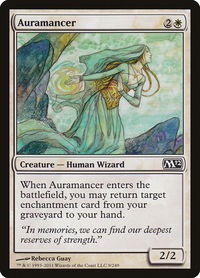 Auramancer - Magic 2012 (M12) (M12) #9 - Common Magic: The Gathering Trading Card