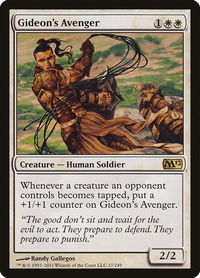 Gideon's Avenger - Magic 2012 (M12) (M12) #17 - Rare Magic: The Gathering Trading Card