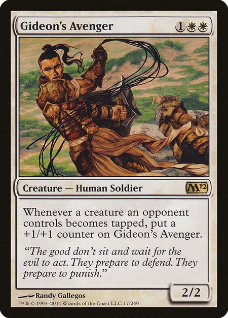 Gideon's Avenger - Magic 2012 (M12) Magic: The Gathering trading card