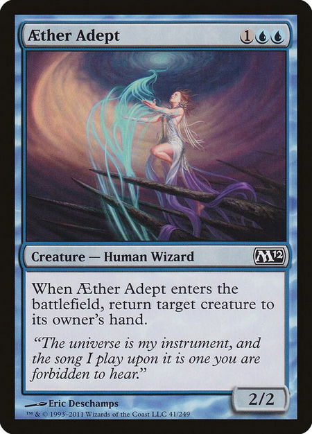 Aether Adept - Magic 2012 (M12) Magic: The Gathering trading card