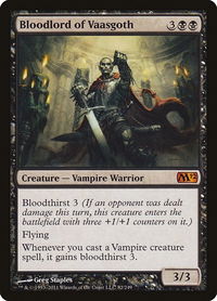Bloodlord of Vaasgoth - Magic 2012 (M12) (M12) #82 - Mythic Magic: The Gathering Trading Card